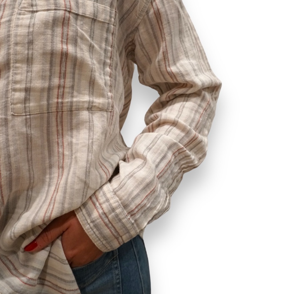 linen button down - Picture 3 of 5